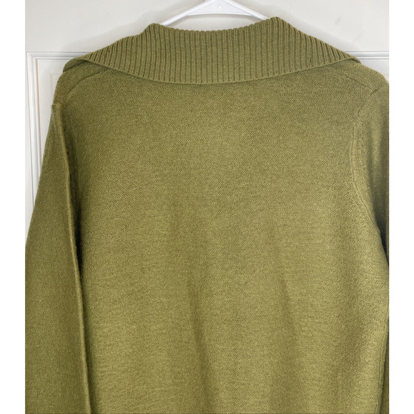 Vintage Studio Works Women's 100% Wool Cardigan Sweater Sz M Retro Lagenlook - Picture 6 of 12